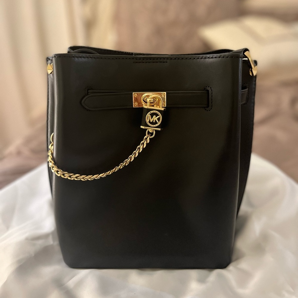 Michael Kors Hamilton Legacy Medium Leather Messenger Bag
